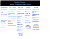 Desktop Screenshot of christianuniverse.com